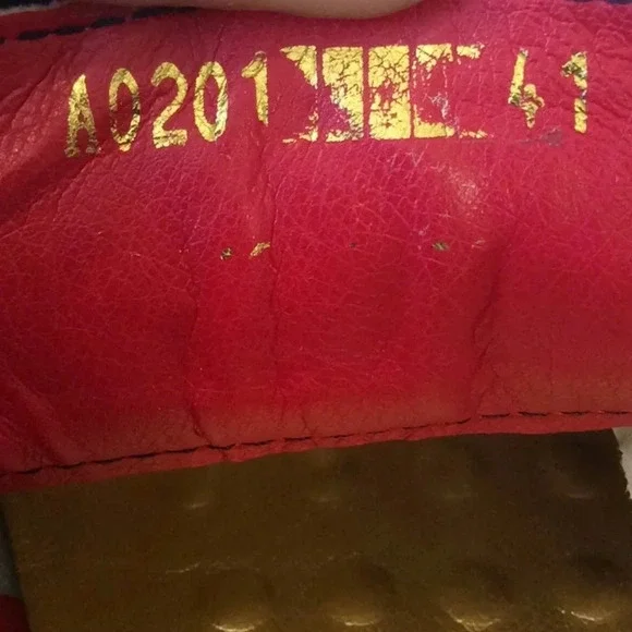 💎 Blue Glitter Loafers Gold Tassels Size US8 Euro41 - Picture 8 of 11